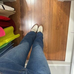 New York & Company Medium Blue Women's Flare Jeans